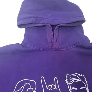 Dolan twins limited edition purple hooie hooded sweatshirt size medium. Tiktok